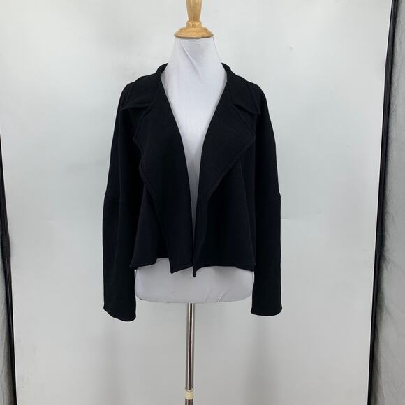 Vintage Rebecca Moses Jacket Womens M Medium Wool Drop Shoulder Open Front Shrug - Picture 3 of 14